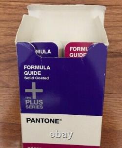 Set of Pantone FORMULA GUIDE / Solid Coated & Uncoated Swatch Fan Books 2010