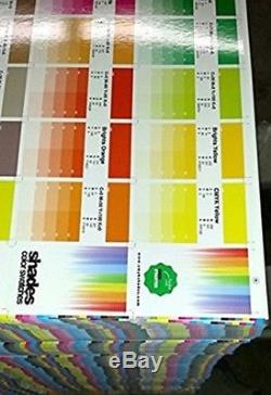 Shades Color Swatches Coated Uncoated Cmyk Process System Guide Pantone Rgb Hex