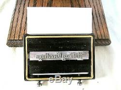 Sigwalt Chicago #10 1 Roller Platen Letterpress Mint Condition Set Up + Extras