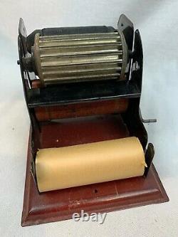 Small Vintage Automatic Printing Machine Co Original Box Rotary Press c873