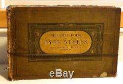 Specimen Book of Type Styles Mergenthaler Linotype Company 1915