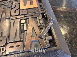 Stephenson Blake & Co Vintage Letterpress Typeset Printing Block Collage Art