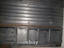 The White Motor Company Vintage Printing Letterpress Printers Block Huge 9 inch