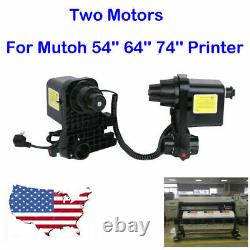 Two Motors for Roland VP-540 VS-640 SP-540V Auto Media Take Up Reel System Newly