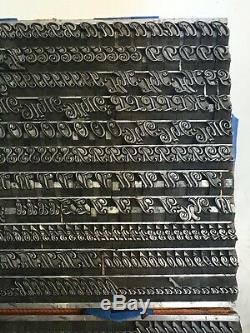 Typo Slope 24 pt Letterpress Type Vintage Metal Lead Sorts Font Fonts Print