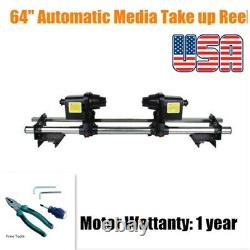 US 110V 64 Auto Take up Reel System Paper Receiver Mutoh/ Mimaki/ Roland/ Epson