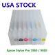 Us Epson Stylus Pro 7880 / 9880 Refill Ink Cartridges With 4 Funnels 8pcs