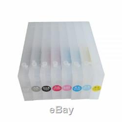 US Epson Stylus Pro 7880 / 9880 Refill Ink Cartridges with 4 Funnels 8pcs