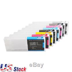 US Stock Epson Stylus Pro 4880 Refill Ink Cartridges 8pcs / set with 4 Funnels