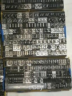 Ultra Bodoni Bold 30 pt Letterpress Type Printer Metal Lead Printing Sorts