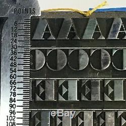 Ultra Bodoni Bold 30 pt Letterpress Type Printer Metal Lead Printing Sorts