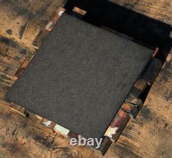 Unique Collage composition letterpress wood type characters printing old rare
