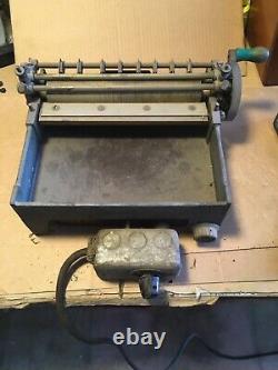 Used Vintage Letterpress Printing & Labeling POT Devin Mod. 140, 10, Hot Gluing