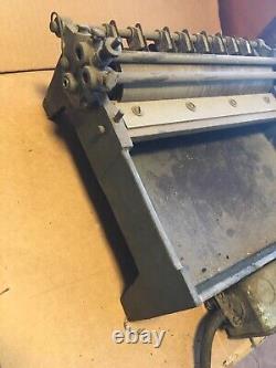 Used Vintage Letterpress Printing & Labeling POT Devin Mod. 140, 10, Hot Gluing