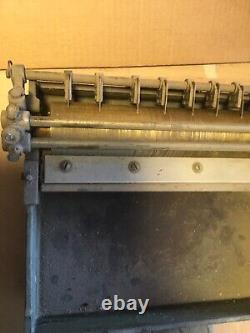 Used Vintage Letterpress Printing & Labeling POT Devin Mod. 140, 10, Hot Gluing