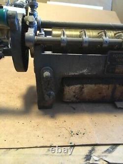 Used Vintage Letterpress Printing & Labeling POT Devin Mod. 140, 10, Hot Gluing