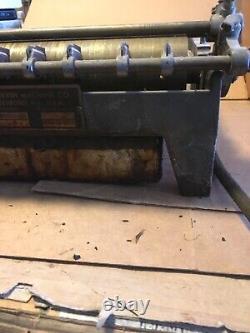 Used Vintage Letterpress Printing & Labeling POT Devin Mod. 140, 10, Hot Gluing