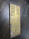 Vintage Metal Printing Plate Hersheys Chocolate Baking Rare