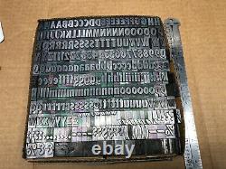 Valiant 48 pt. Letterpress Metal type Printers Type