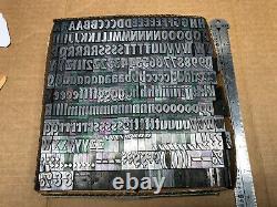 Valiant 48 pt. Letterpress Metal type Printers Type