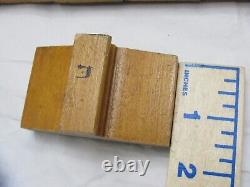 Vintage Aleph Bet Hebrew Letter Stamps (28) with Final Letters & Vowel (6)