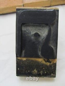 Vintage Aleph Bet Hebrew Letter Stamps (28) with Final Letters & Vowel (6)