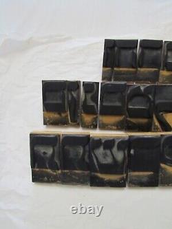 Vintage Aleph Bet Hebrew Letter Stamps (28) with Final Letters & Vowel (6)