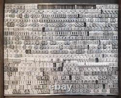 Vintage Alphabets Letterpress Print Type 18pt Antique Shaded Stymie MO20 8#