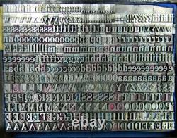 Vintage Alphabets Letterpress Printing Type 24pt Century Bold MN77 7#