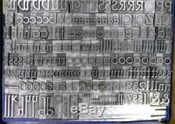 Vintage Alphabets Metal Letterpress Print Type BB&S 36pt Parsons ML96 9#