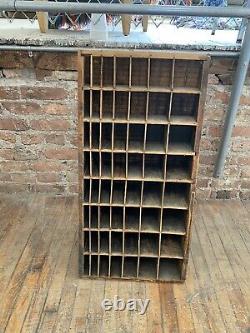 Vintage Hamilton Wood Type Printing Furniture Cabinet