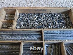 Vintage Lead Type with Tray Assorted