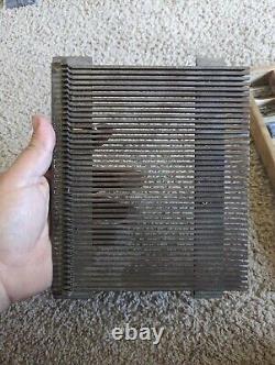 Vintage Lead Type with Tray Assorted