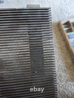 Vintage Lead Type with Tray Assorted