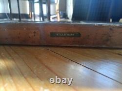 Vintage Letterpress Oak Printers Drawer Letterpress Type Set Case
