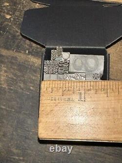 Vintage Letterpress Printers Block Type Cuts Dingbats Lead Variety of Designs #7
