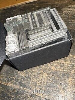 Vintage Letterpress Printers Block Type Cuts Dingbats Variety of Designs #80