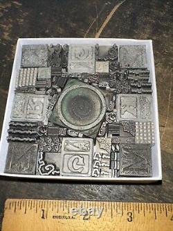 Vintage Letterpress Printers Block Type Cuts Dingbats Variety of Designs! #V