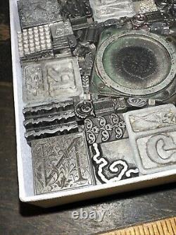 Vintage Letterpress Printers Block Type Cuts Dingbats Variety of Designs! #V