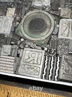 Vintage Letterpress Printers Block Type Cuts Dingbats Variety of Designs! #V