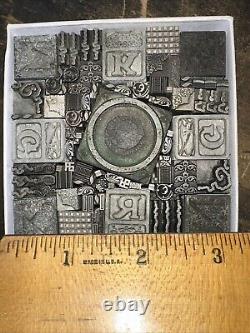 Vintage Letterpress Printers Block Type Cuts Dingbats Variety of Designs! #V