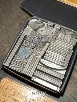 Vintage Letterpress Printers Block Type Cuts Dingbats Variety of Designs #i
