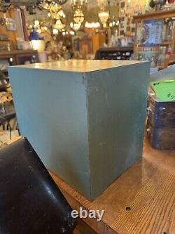 Vintage Letterpress Rubber Letters and Numbers in Metal Drawer Casement