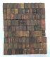 Vintage Letterpress Wood/wooden Printing Type Block Typography 109 Pc 42mm#tp-33