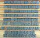 Vintage Lot Of 89 Wood Letterpress Print Type Blocks 69 Letters 20 Numbers 1