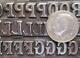 Vintage Metal Letterpress Print Type Bb&s 30pt Lining Modern Antique C19 11#
