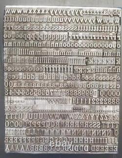Vintage Metal Letterpress Print Type BB&S 30pt Lining Modern Antique C19 11#