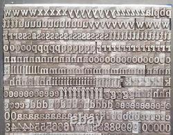 Vintage Metal Letterpress Print Type BB&S 30pt Lining Modern Antique C19 11#