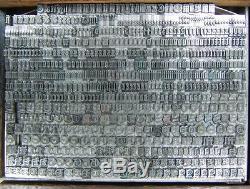 Vintage Metal Letterpress Printing Type 18pt Goudy Text D23 7#