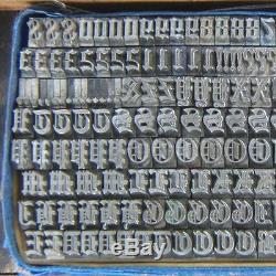 Vintage Metal Letterpress Printing Type 18pt Olde English D41/D45 6#